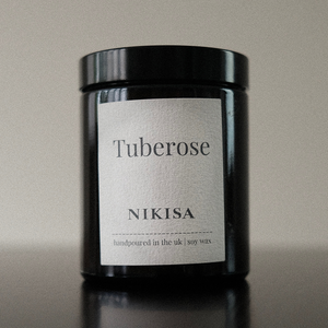 Tuberose soy wax candle